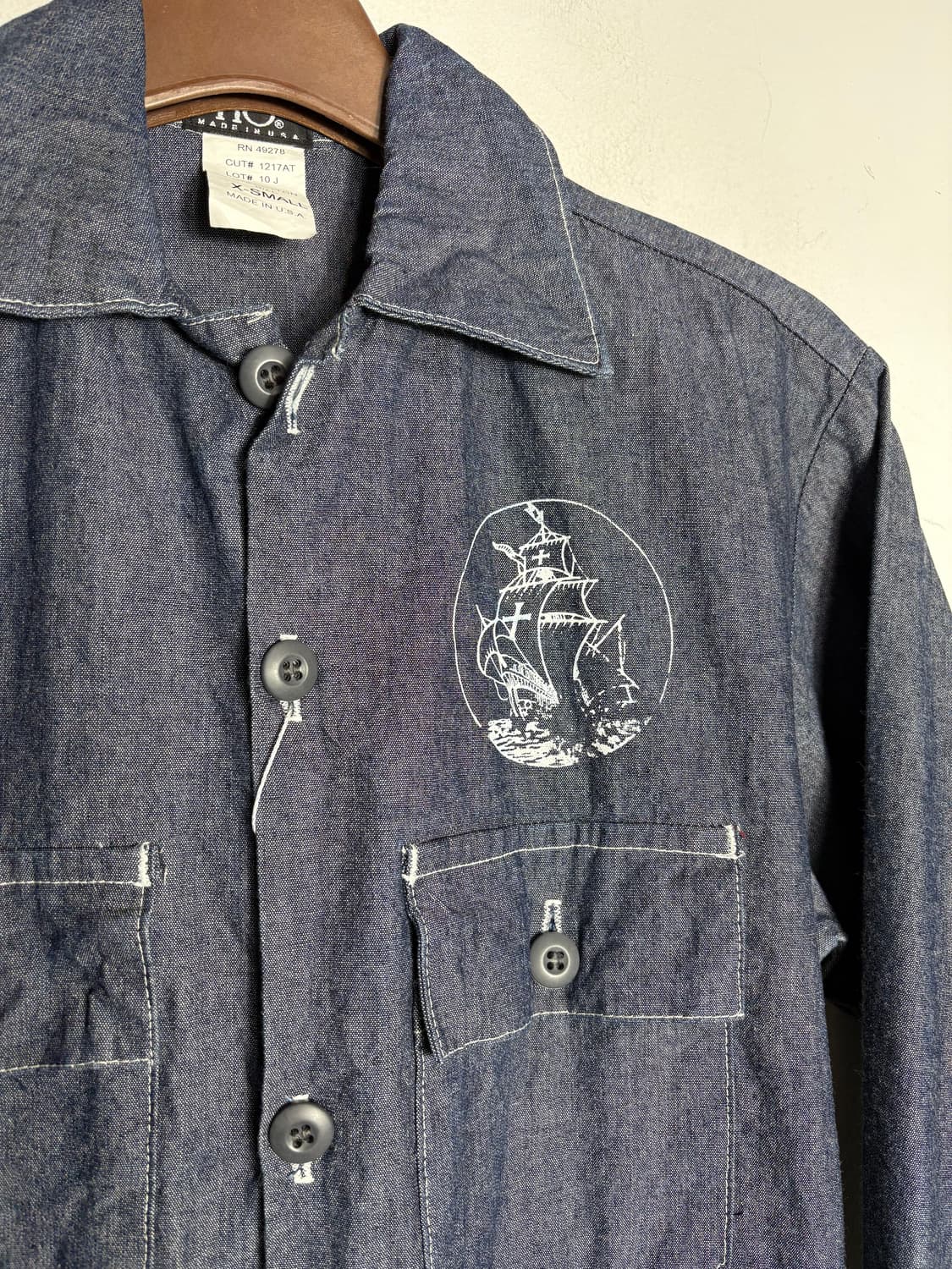 Gunh ho usa 샴브레이 셔츠 상품이미지3