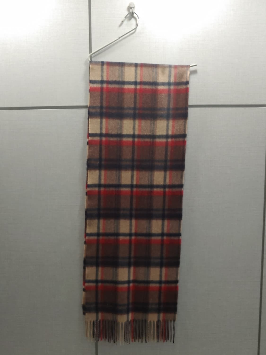 [OS] 베이프 CPO 러브제네레이션 체크무늬 머플러 상품이미지1