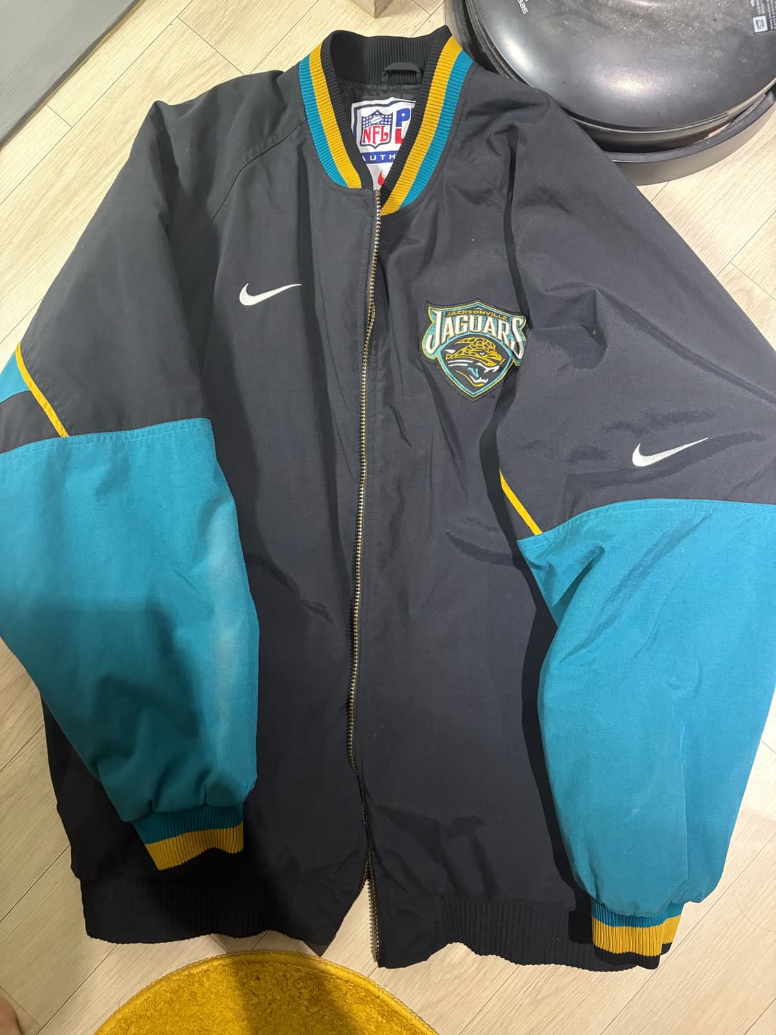 나이키 X nfl 젝슨빌 재규어 패딩 자켓 상품이미지1