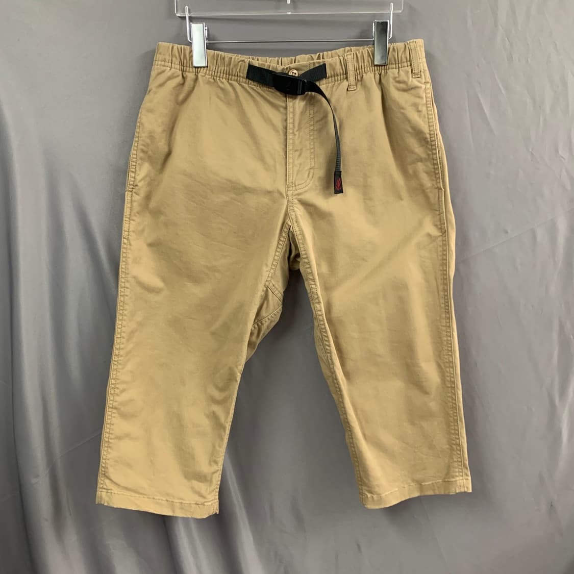 M 그라미치 미들컷 숏츠 7부 베이지 반바지 상품이미지1