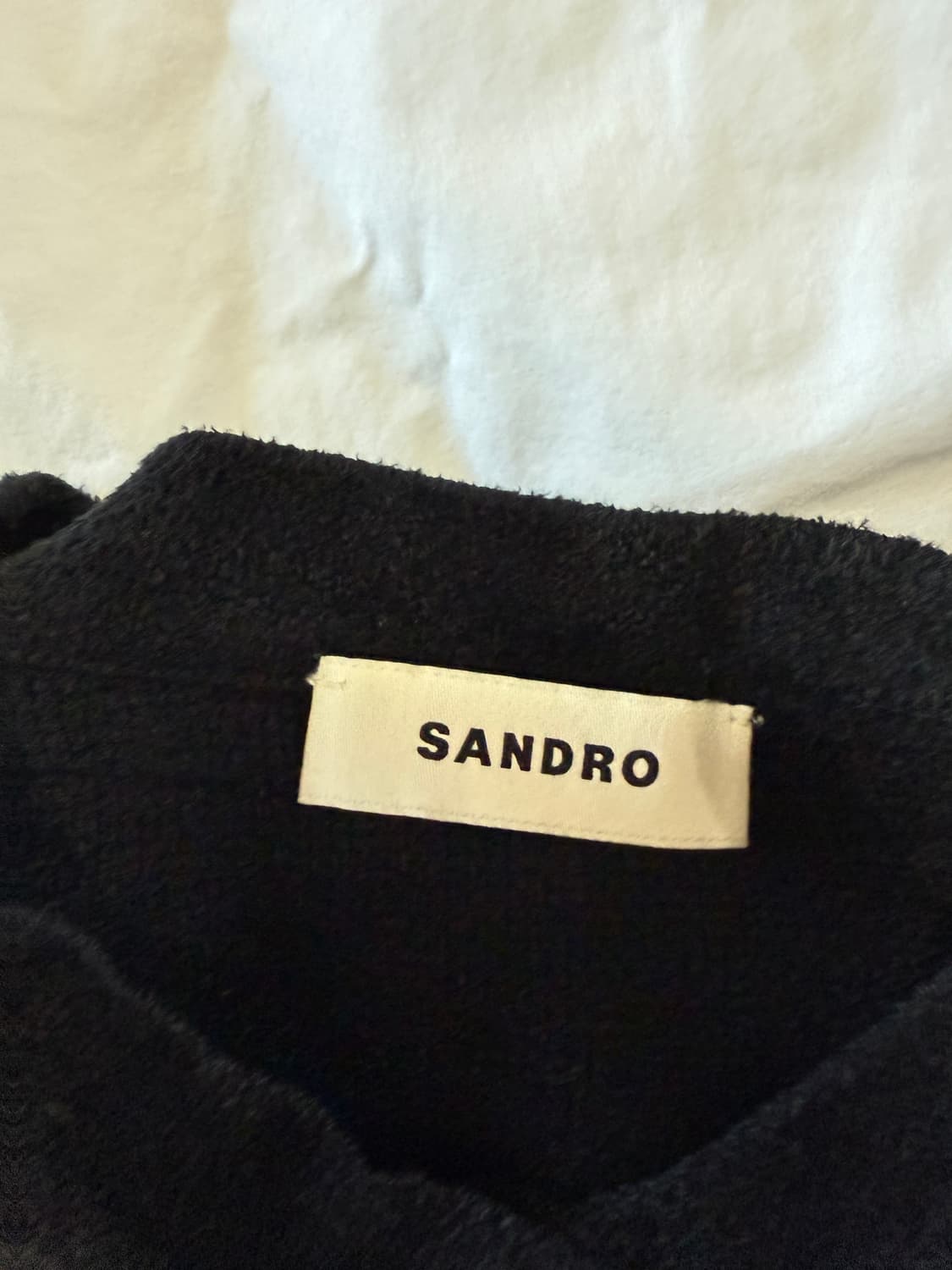 산드로 테리가디건 금장+블랙 상품이미지7