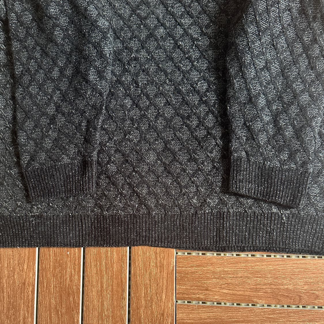 Vintage wool acrylic knit sweater  상품이미지3