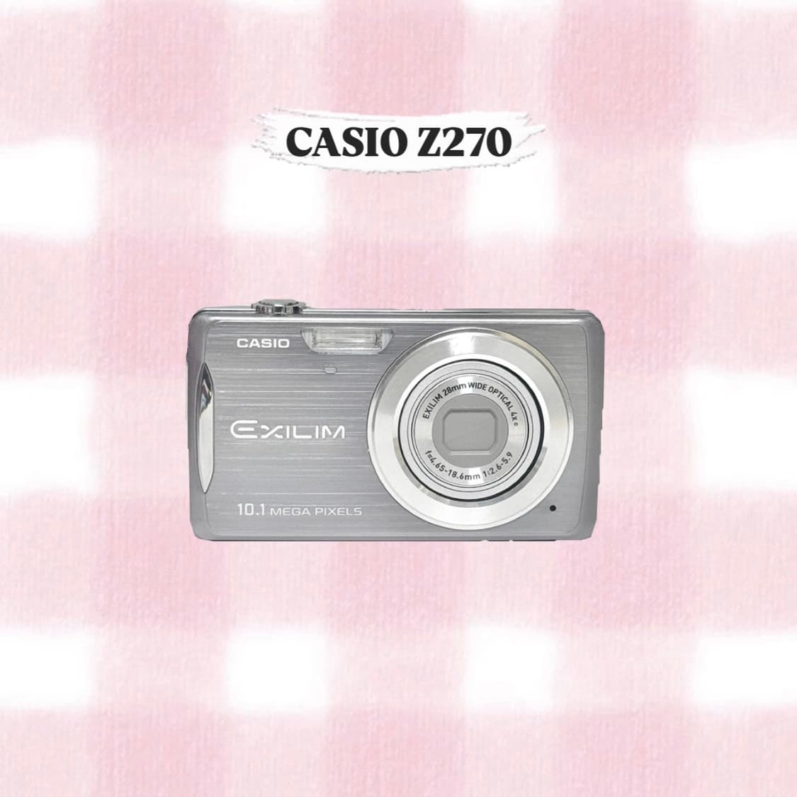 카시오 엑슬림 Z270 실버 빈티지디카 상품이미지1