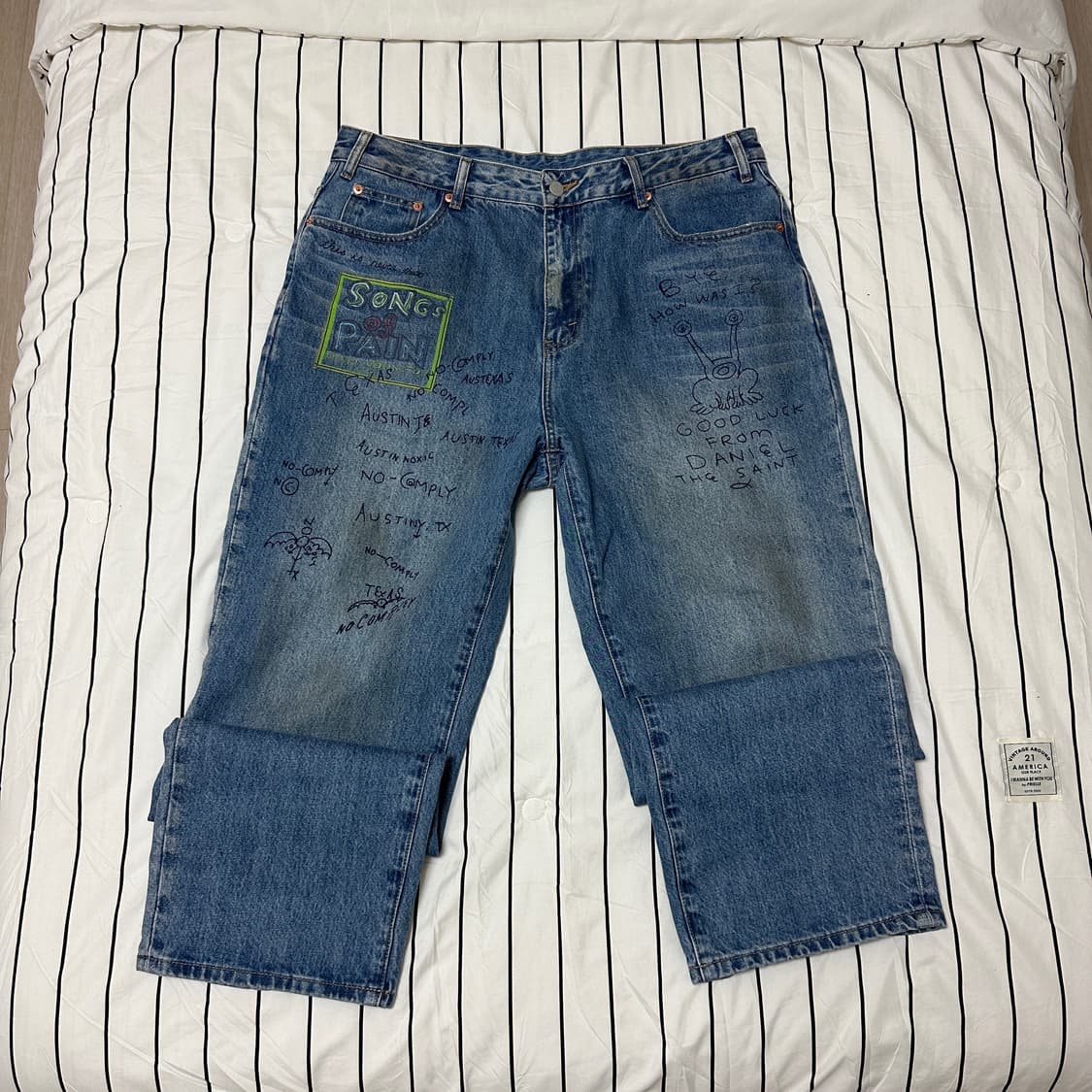 디네댓x다니엘존스턴 데님(XL) 상품이미지3