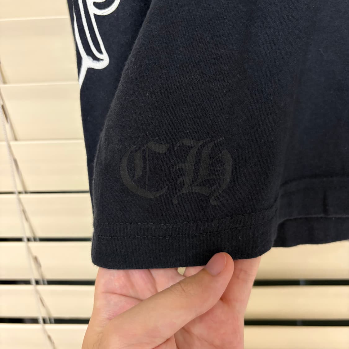 레어) 크롬하츠 퍽유 플로랄 스크롤 홀스슈 롱슬리브 긴팔 티셔츠 L 상품이미지8