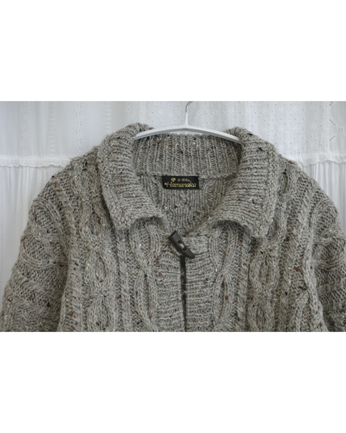 Grey brown dufle cardigan  상품이미지6