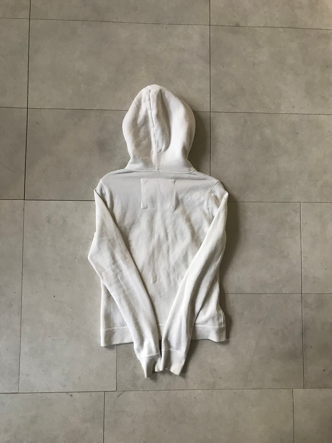 아베크롬비 화이트 슬림핏 후드집업 상품이미지8