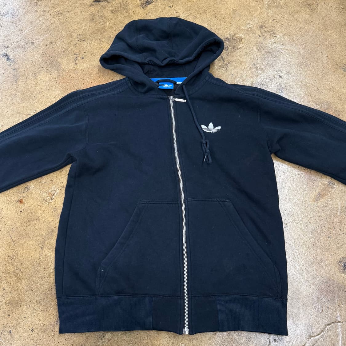 아디다스 올블랙 후드집업 95 상품이미지3