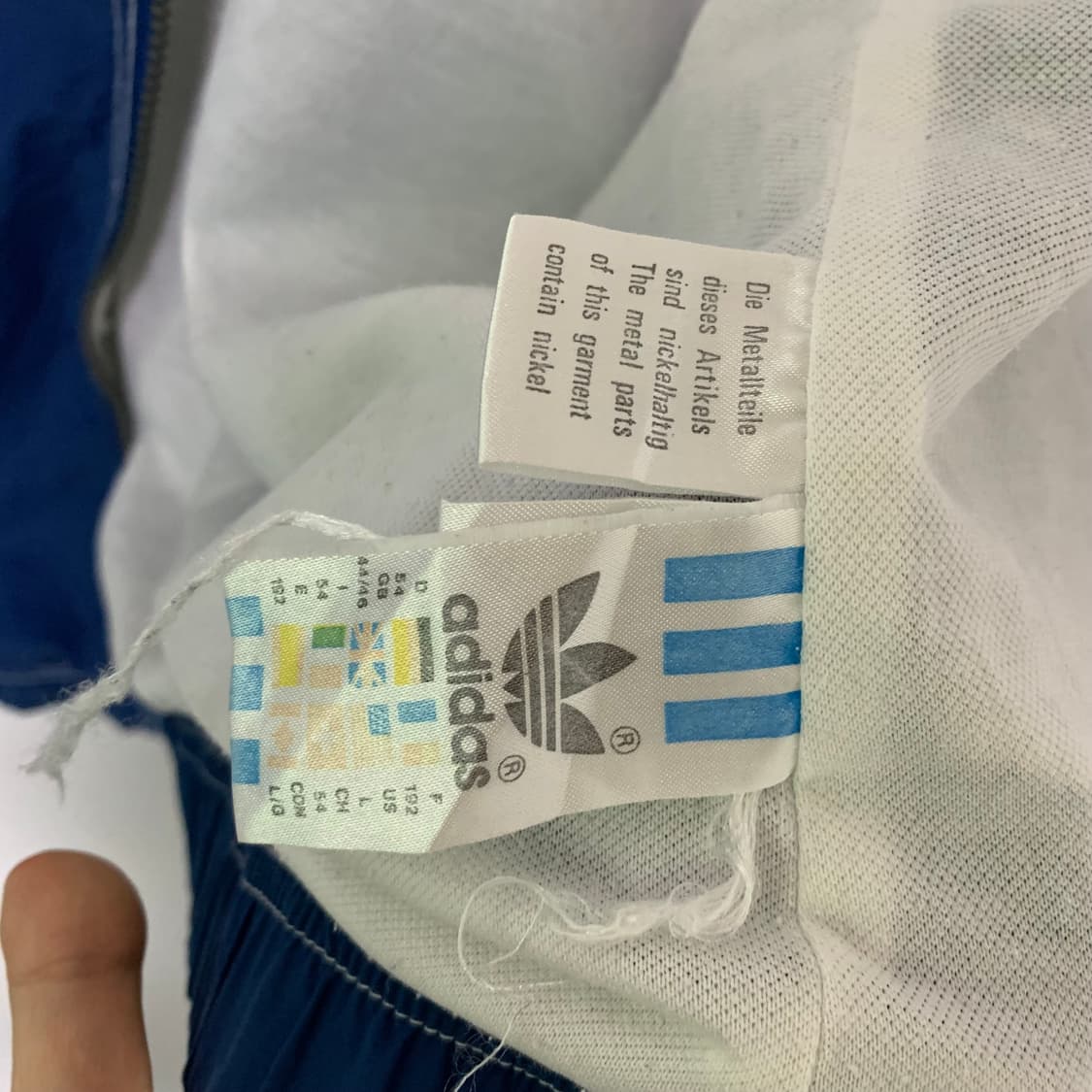 아디다스 배색 오픈 바람막이 아노락 점퍼 자켓 빈티지 프리사이즈 상품이미지9