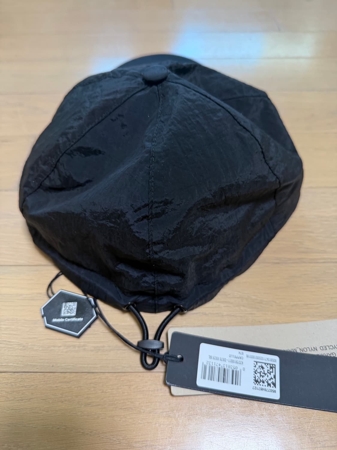 25FW 스톤아일랜드 블랙 볼캡 새상품 상품이미지3