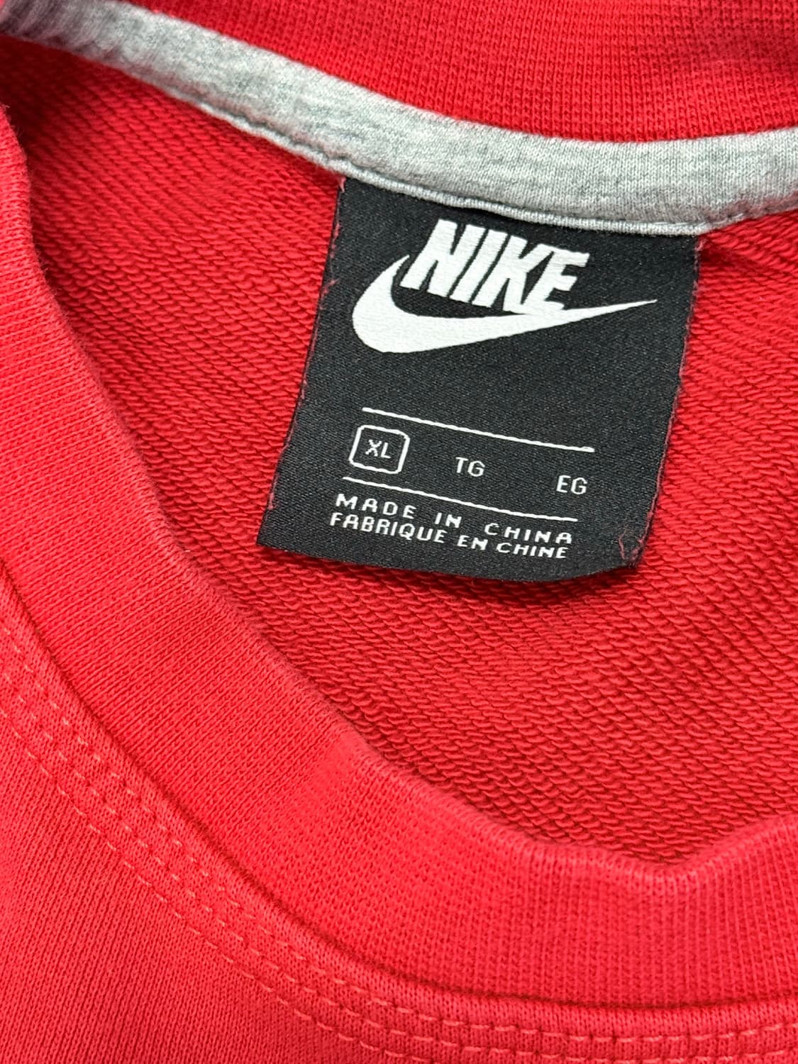 (XL) 나이키 스우시 맨투맨 레드 상품이미지3