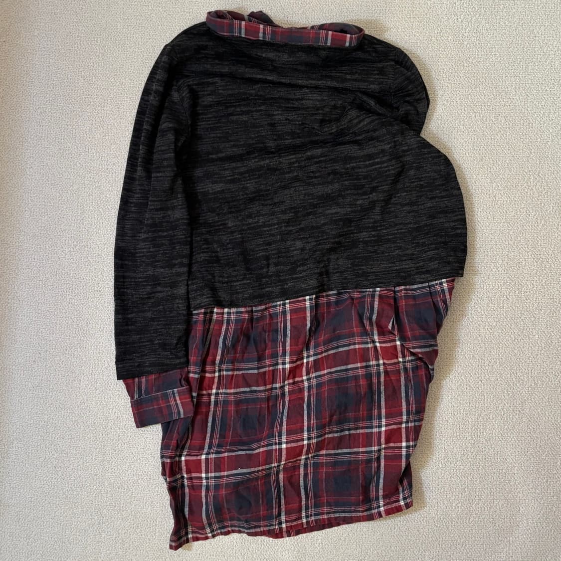 일본빈티지 cpa 체크포인트 니트 원피스 탑 상품이미지3