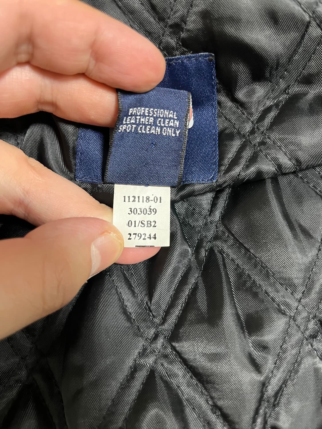 [GAP] old gap 올드갭 레더 카코트 블랙 L 상품이미지9