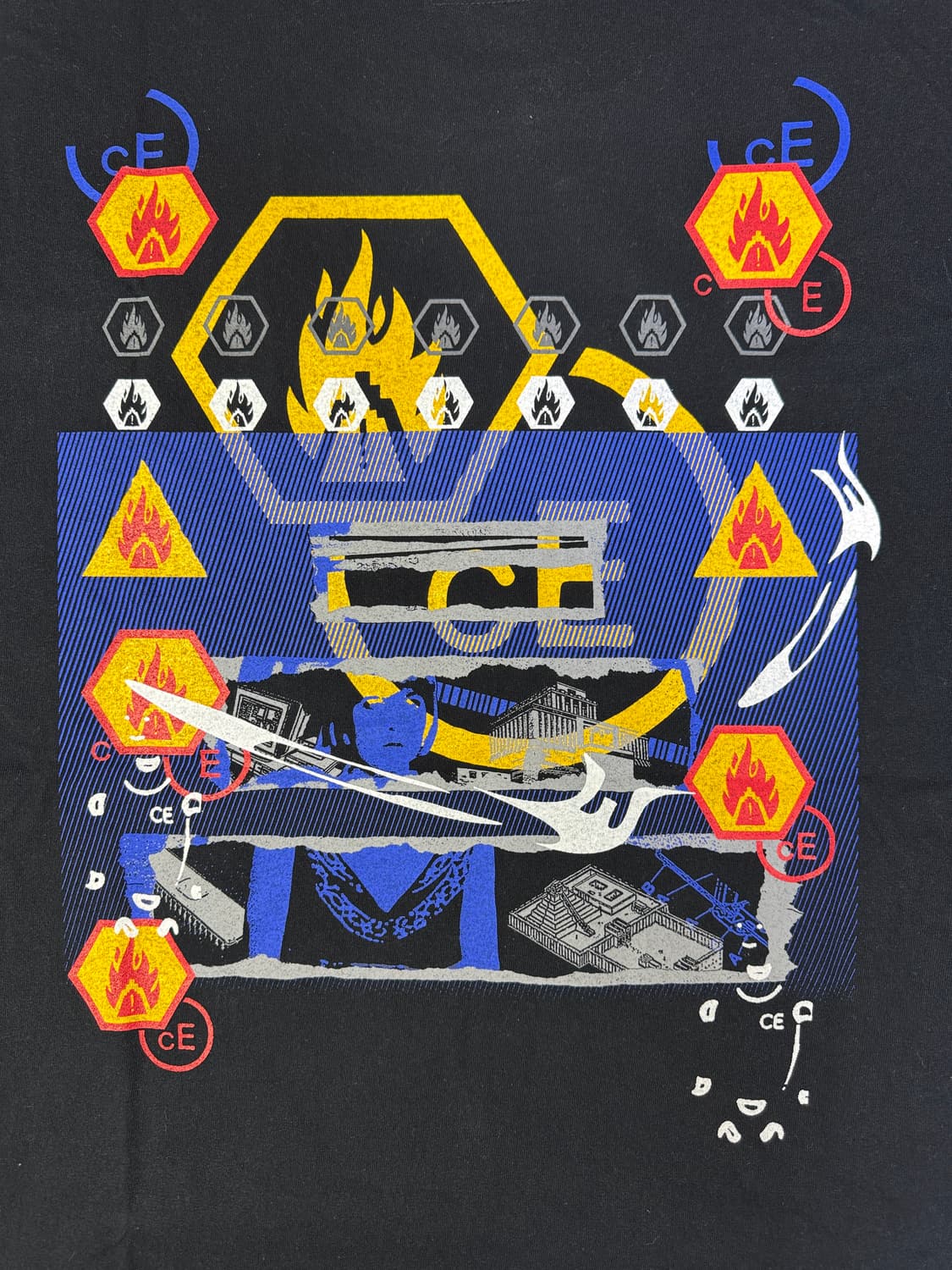 카브엠트 FLAMMABLE 티셔츠 L 블랙 상품이미지6