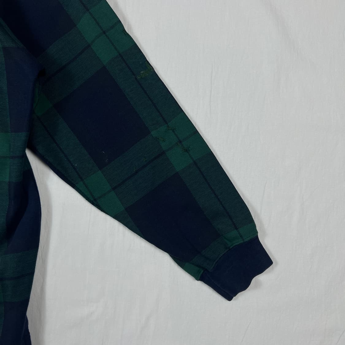 90‘s 폴로랄프로렌 1993 스펠아웃 타탄체크 피케셔츠 상품이미지3