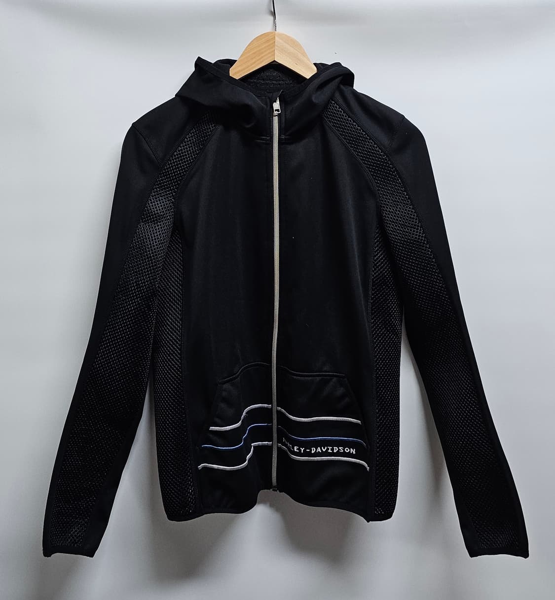 할리데이비슨 블랙 후드자켓 메쉬포인트 M 상품이미지1