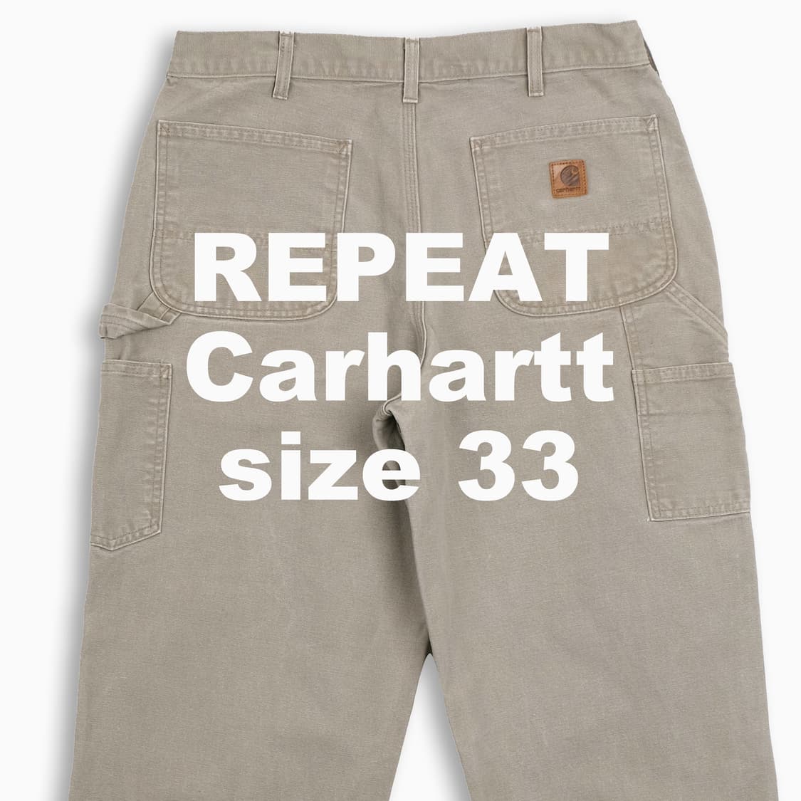 빈티지 칼하트 B11 싱글니 워크 팬츠 33 인치 CH0113406 상품이미지1
