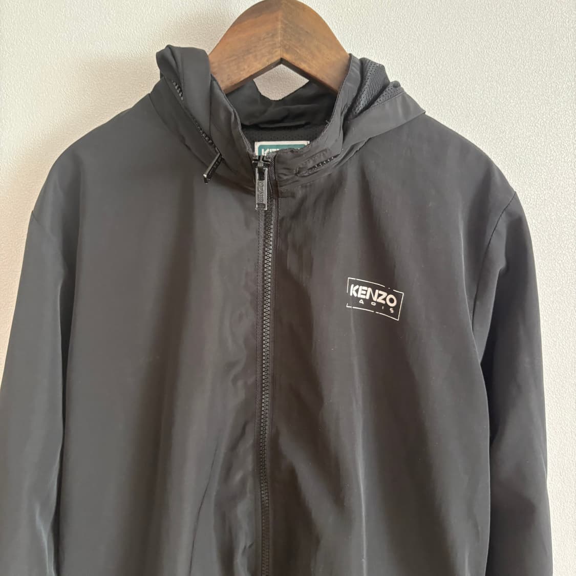 KENZO 겐조 블랙 후드 바람막이 12세/152cm 상품이미지3