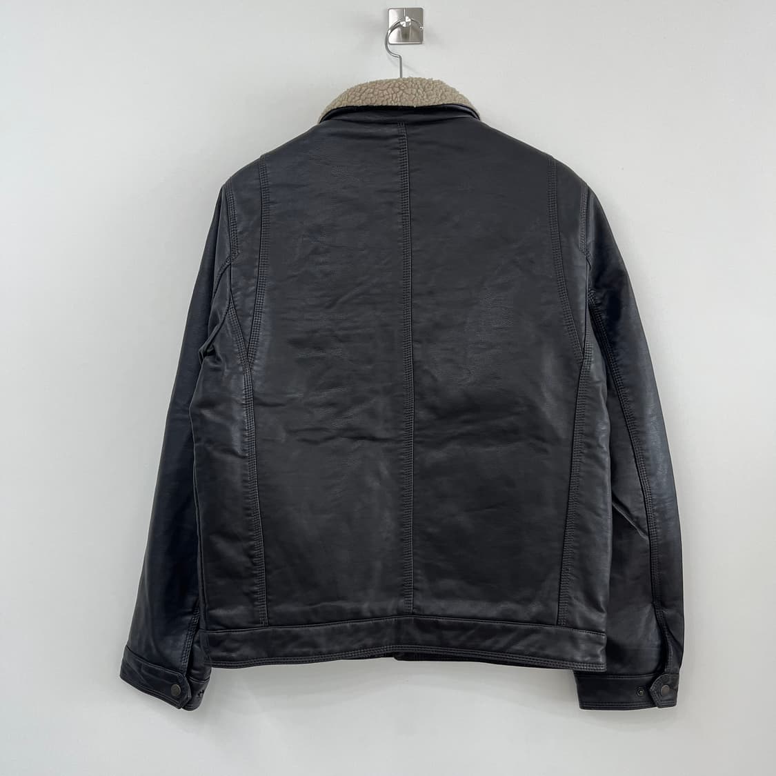 리바이스 가죽 셰르파 레더 양털 트러커 자켓 상품이미지3