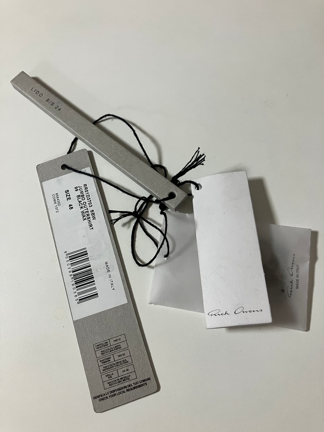 릭 오웬스 24ss 점보 자켓 48 상품이미지10