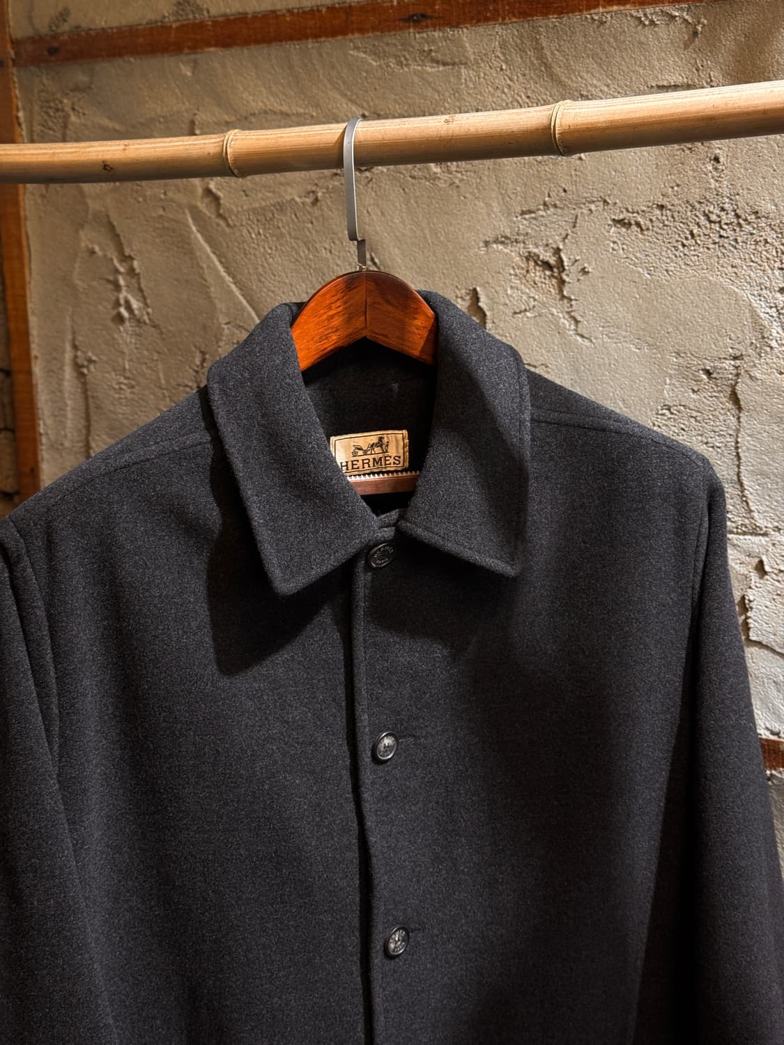 L ) Hermes 3-Pocket Relaxed Single Coat 상품이미지2
