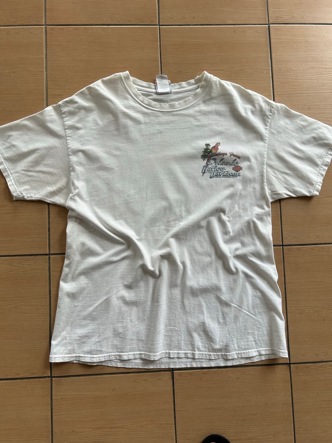 00‘s 할리데이비슨티셔츠 XL 상품이미지2