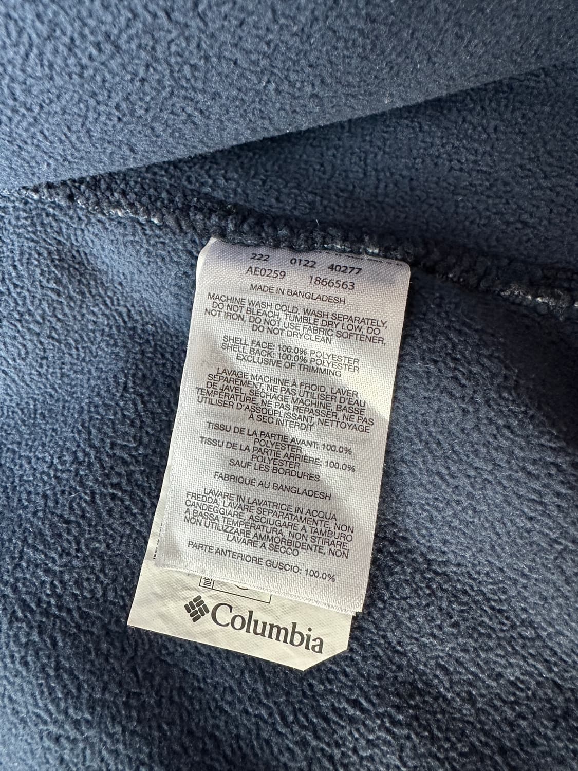 컬럼비아 후리스 플리스 풀오버 XL 상품이미지10