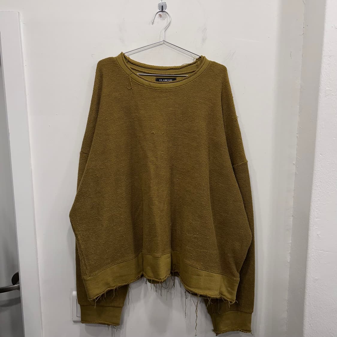 GLAMOUR 루즈핏 그런지 니트 롱슬리브 상품이미지2