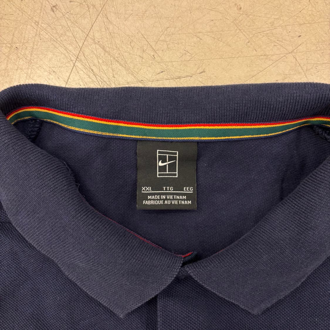 나이키 테니스 네이비 카라 티셔츠 상품이미지3