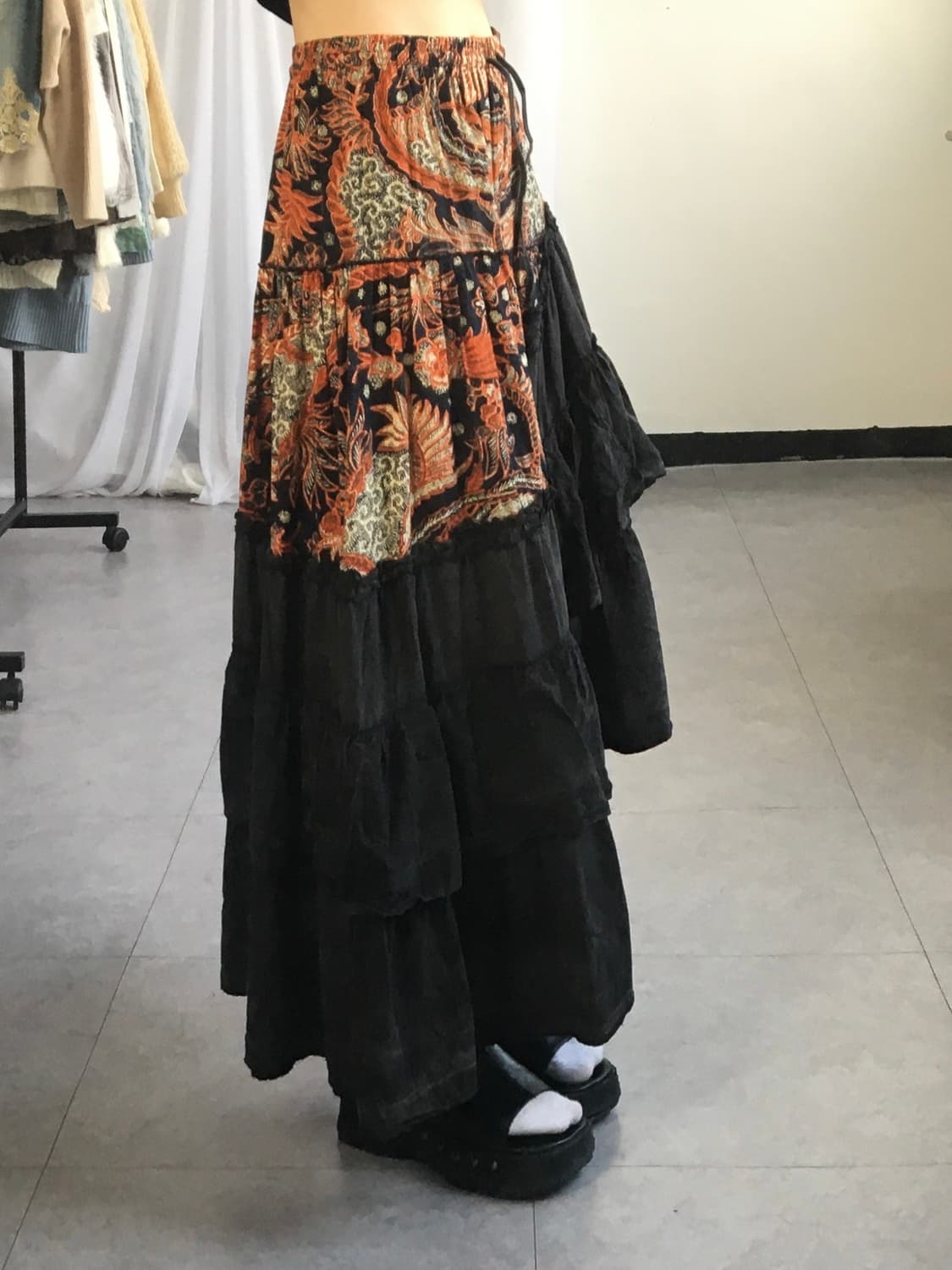 Unbalanced layer skirt 상품이미지6