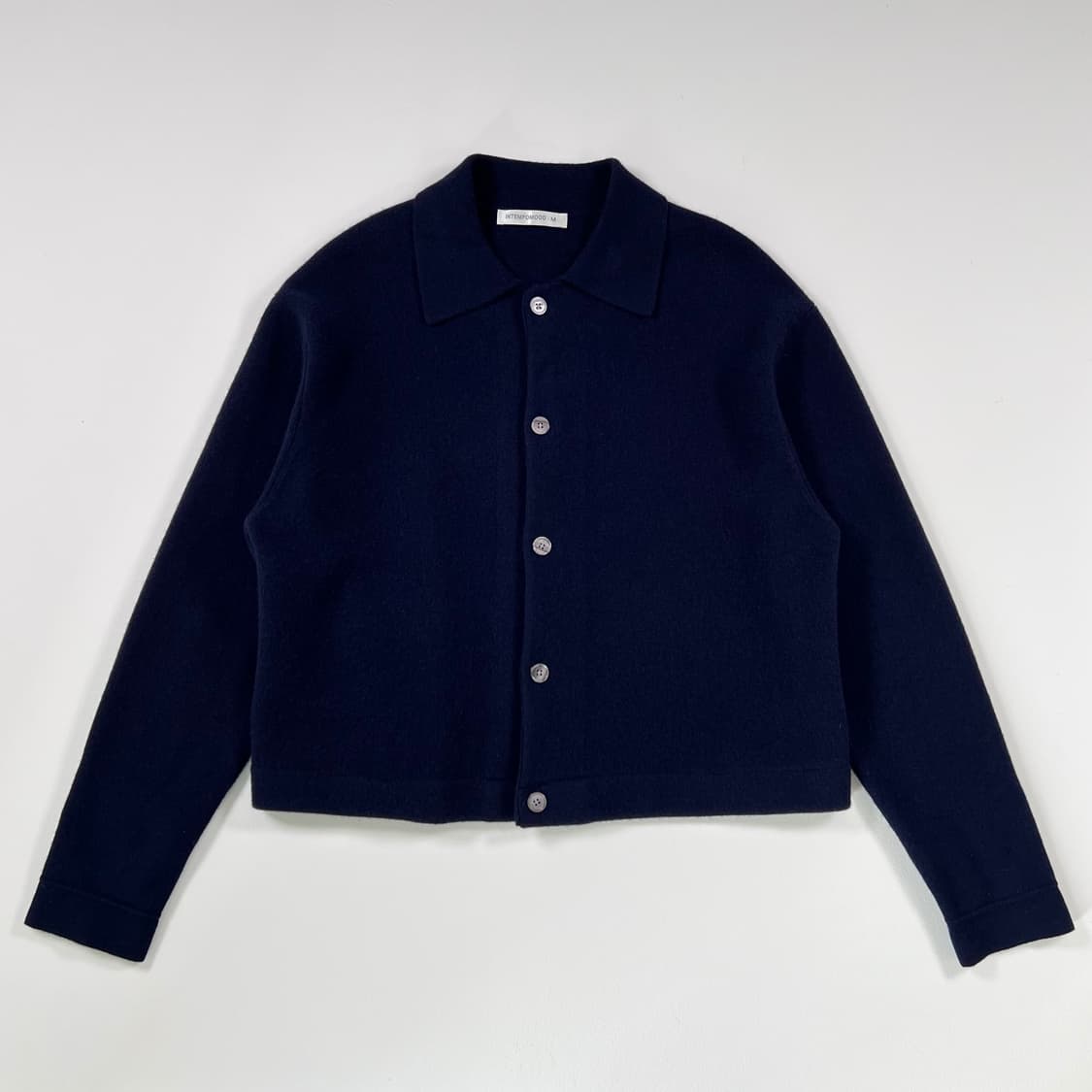 인템포무드 네이비 니트 가디건 상품이미지1
