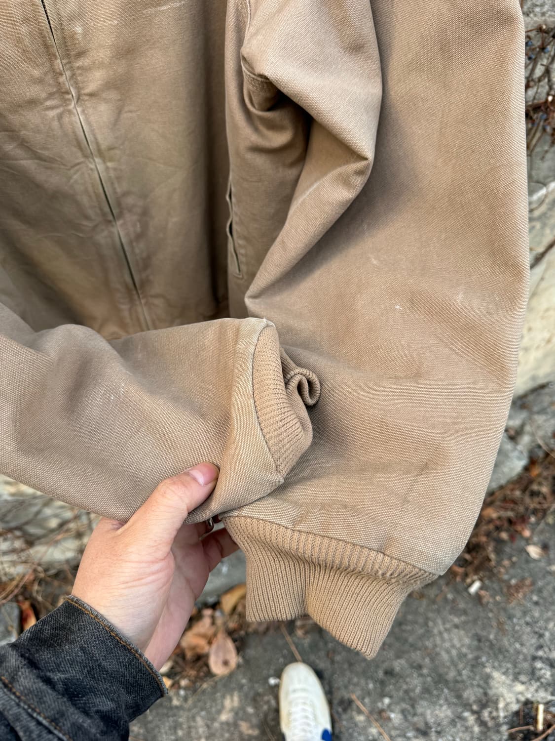 00s 칼하트 빈티지 싼타페 sdl 코듀로이카라 가죽탭 워크 자켓 상품이미지6