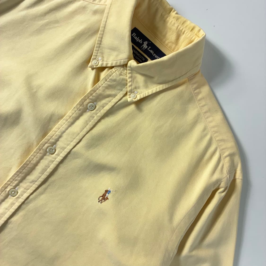 Polo 폴로 랄프로렌 옐로우 옥스포드 셔츠 상품이미지3