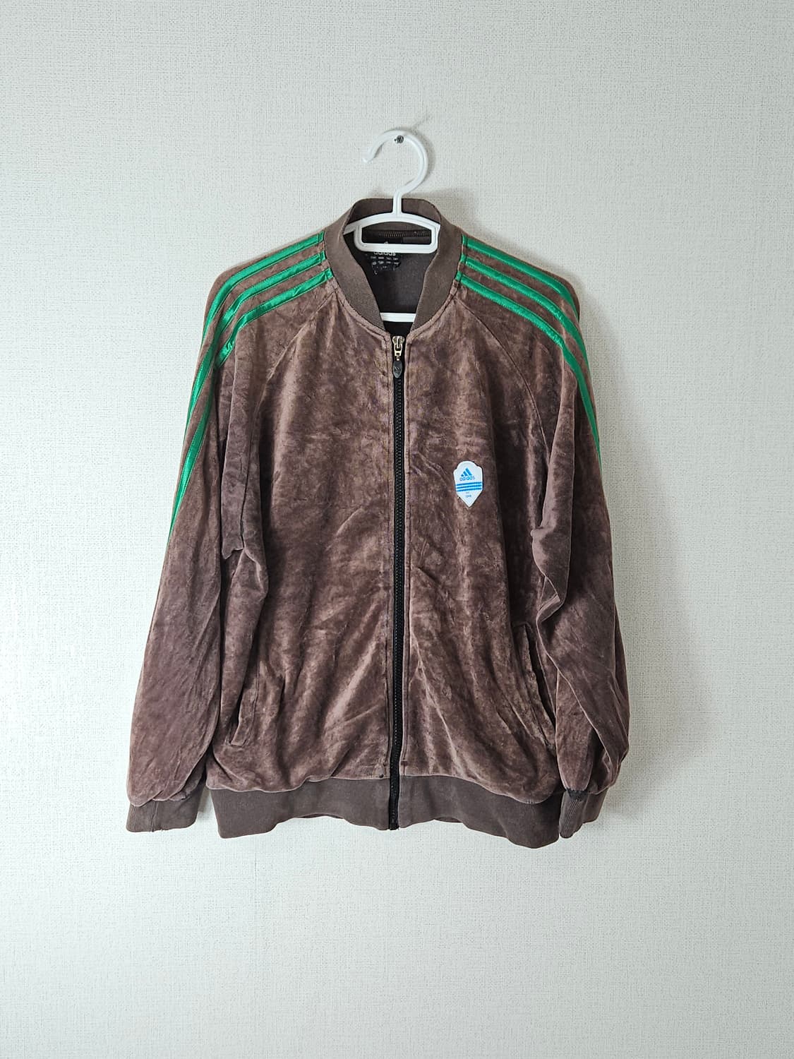 아디다스 벨벳 y2k 초코나무숲 트랙탑 져지 대장 자켓 90 상품이미지1