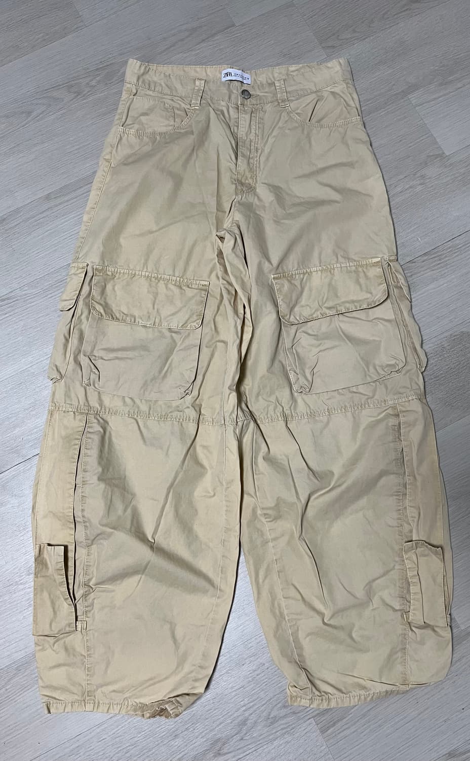 ZARA 자라 베이지 카고팬츠 38 상품이미지3