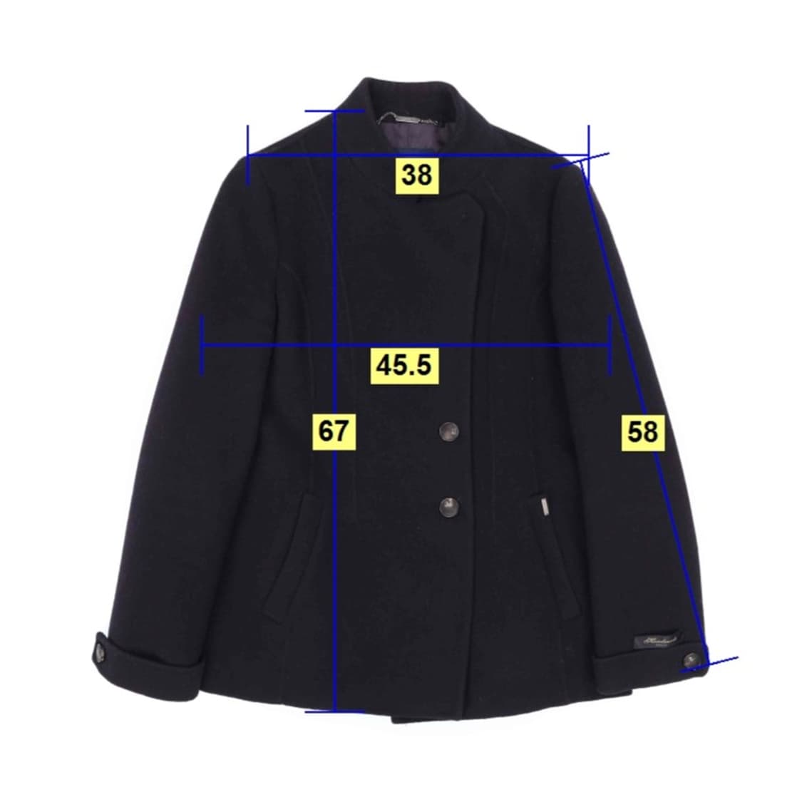 85 헤지스 여성 핸드메이드 앙고라 코트 4179 상품이미지8