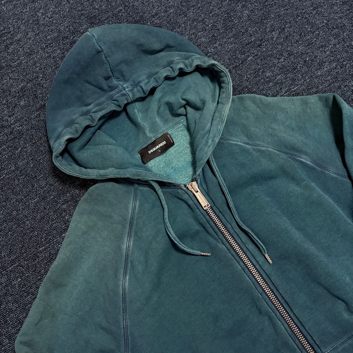 디스퀘어드2 피그먼트 후드집업 상품이미지3