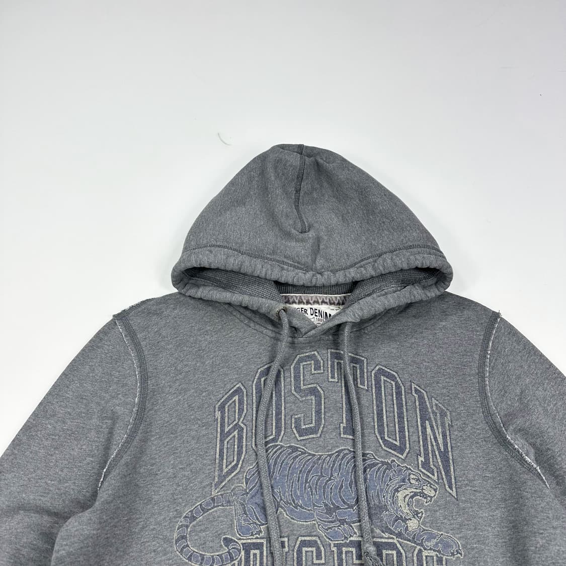 타미힐피거 플래그 타이거 차콜 후드티 (L) 상품이미지1