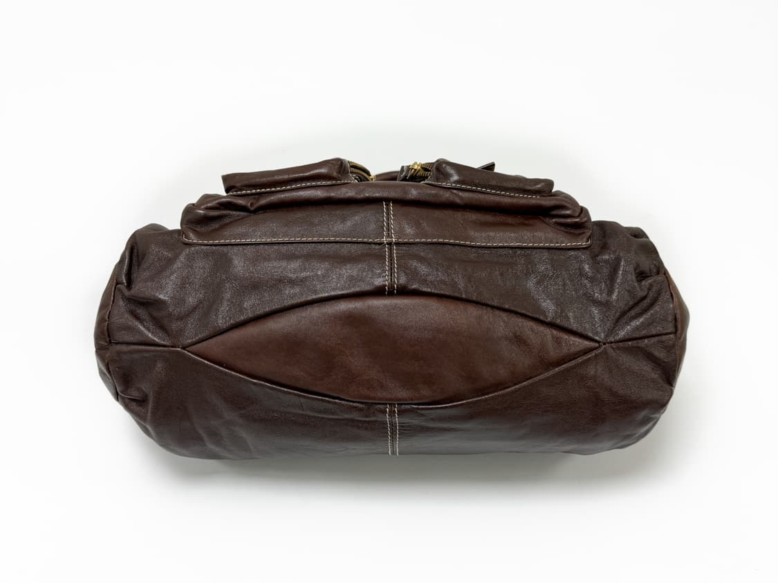 Made in Italy Guia's 멀티 포켓 레더 숄더백 상품이미지6