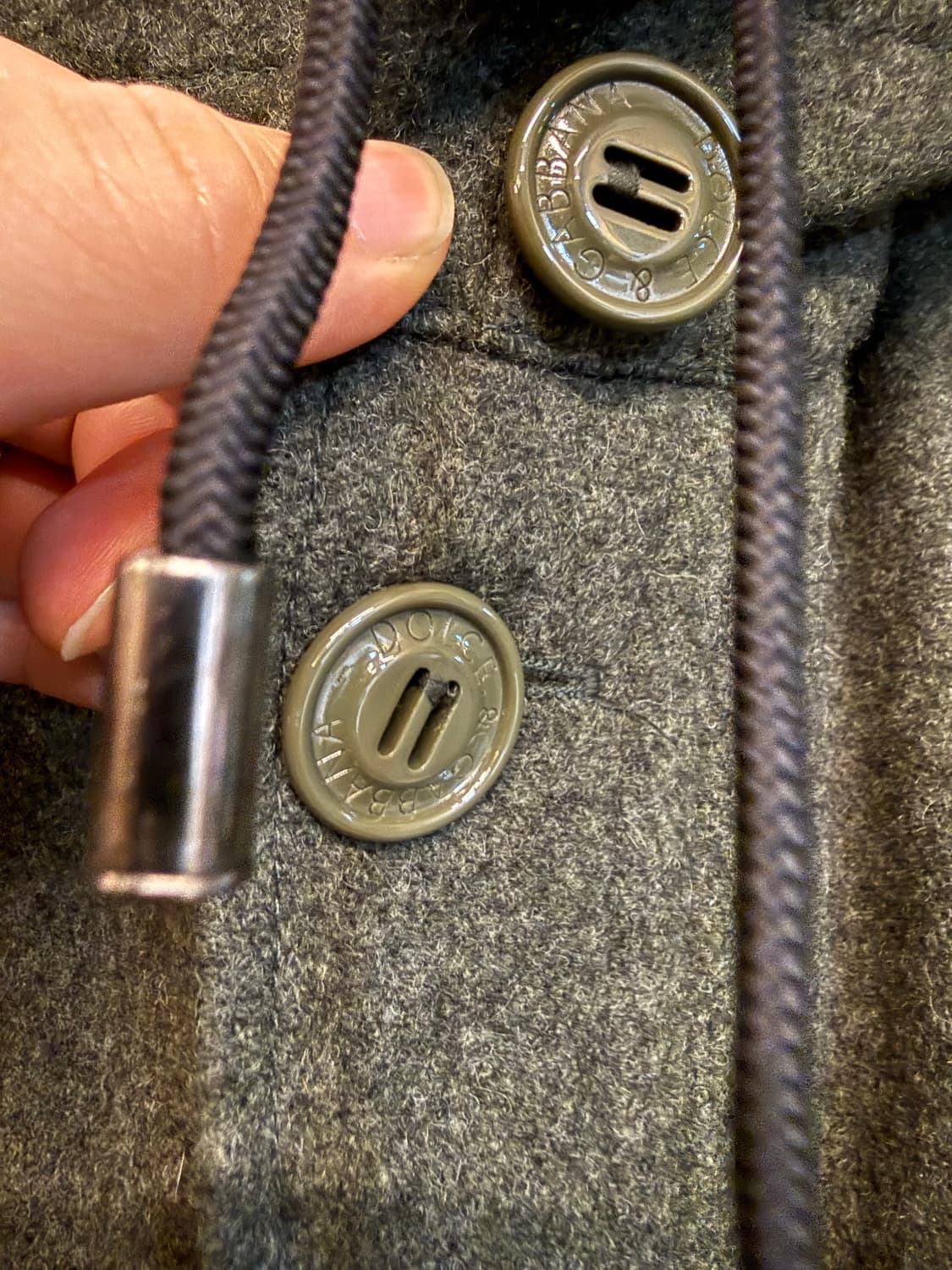 돌체앤가바나 후드 하프코트 상품이미지4