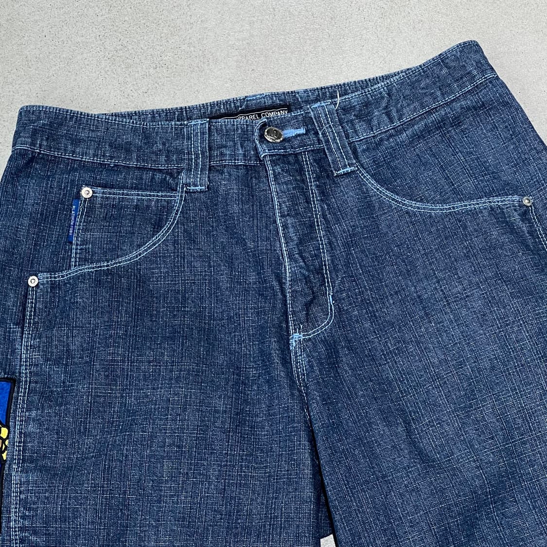 후부 자수 데님하프팬츠 s10488 상품이미지3