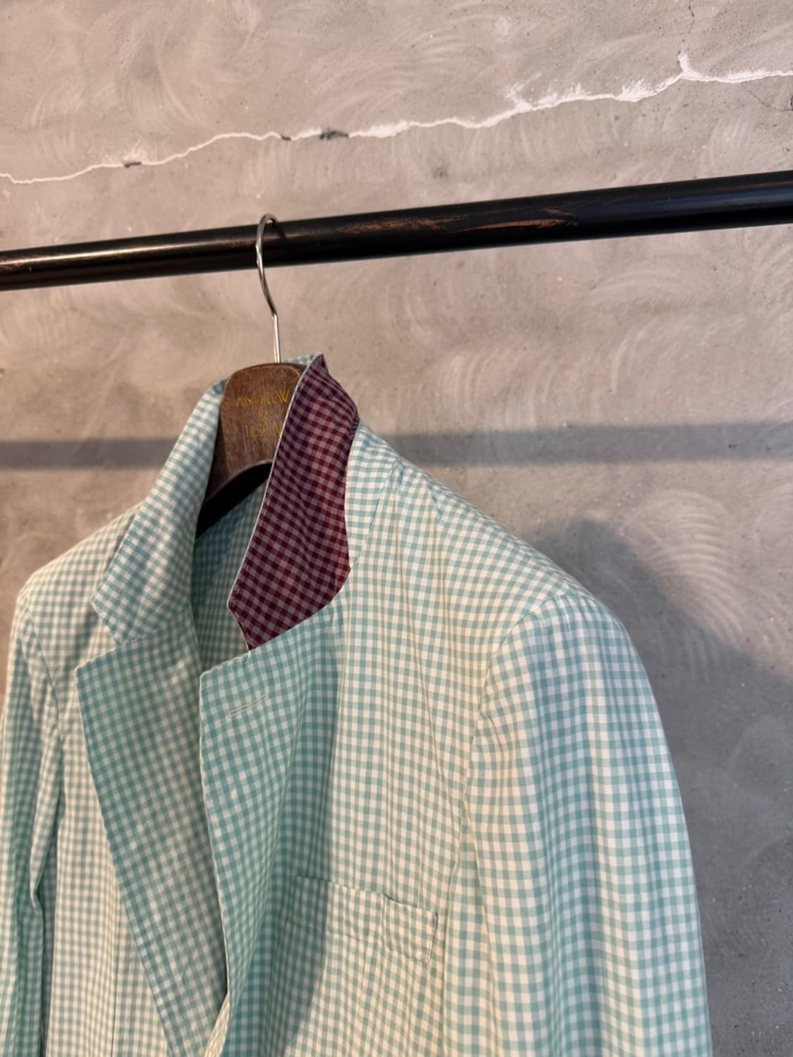 버버리 코튼 자켓 슬림100 상품이미지5