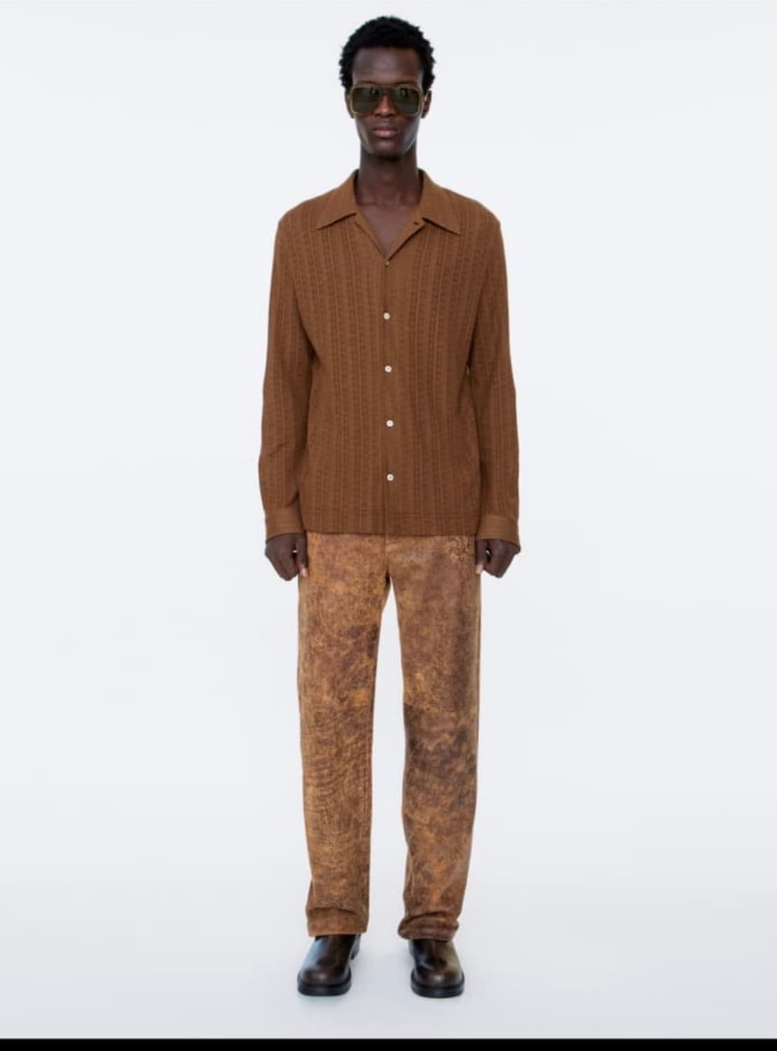 sefr 세퍼 리플리 셔츠 에스프레소 L사이즈 상품이미지1