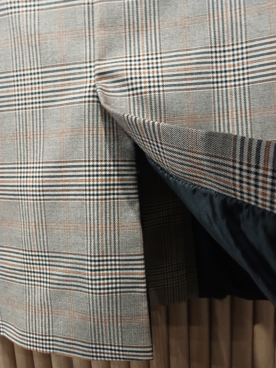 자라 글렌체크 블레이저 롱자켓- M 상품이미지8