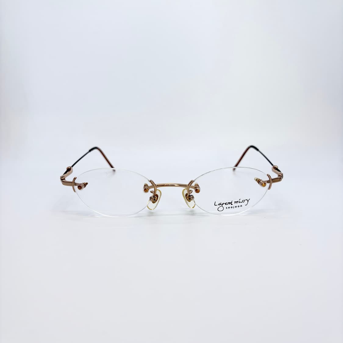 서전 LEGENT 골드 오벌형 무테  상품이미지3