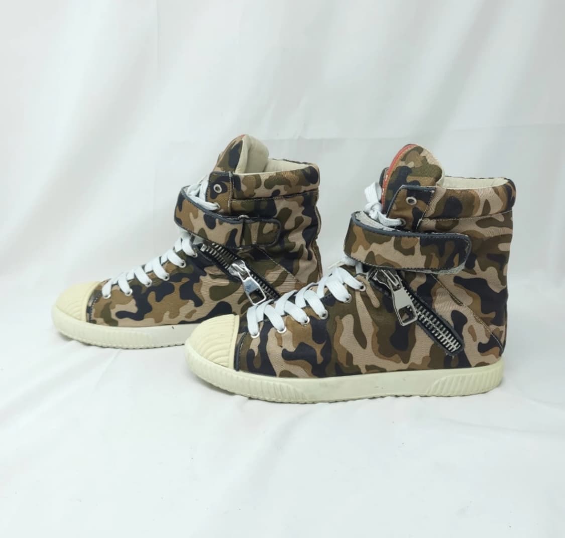 프라다 더블지퍼 하이탑 스니커즈 운동화 240 상품이미지1