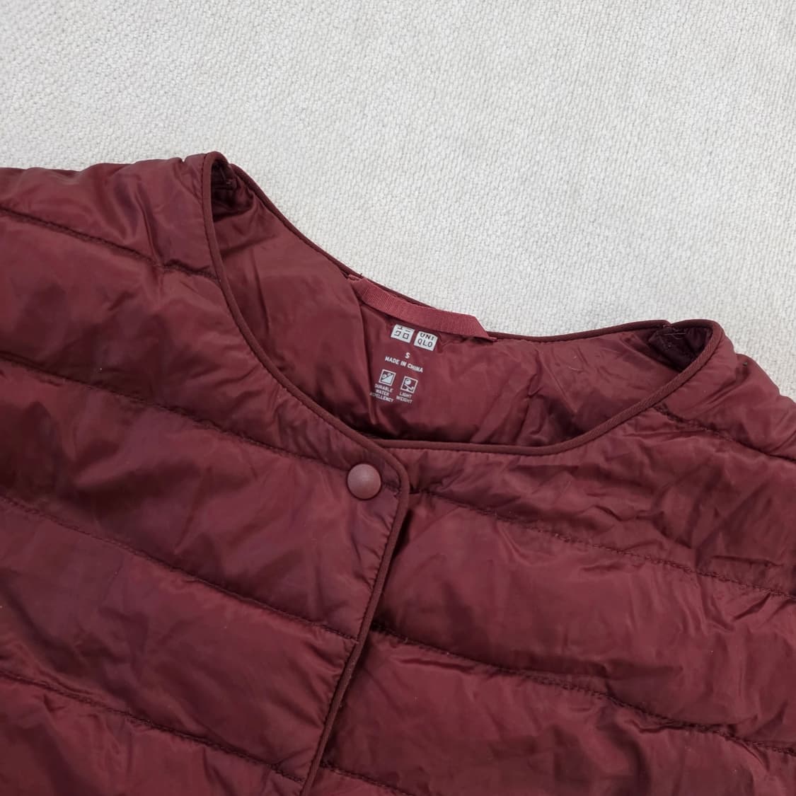 [S] 유니클로 다운 경량패딩 조끼 0127J 상품이미지3