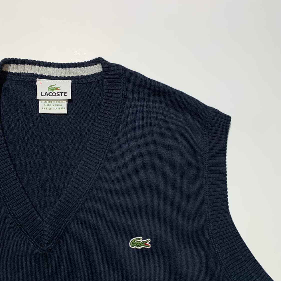 라코스테 니트조끼 상품이미지1
