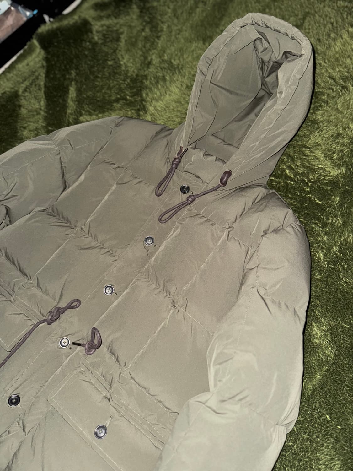 [XL] 에디바우어 카라코람 시베리아 구스 다운 파카 패딩 올리브 상품이미지2