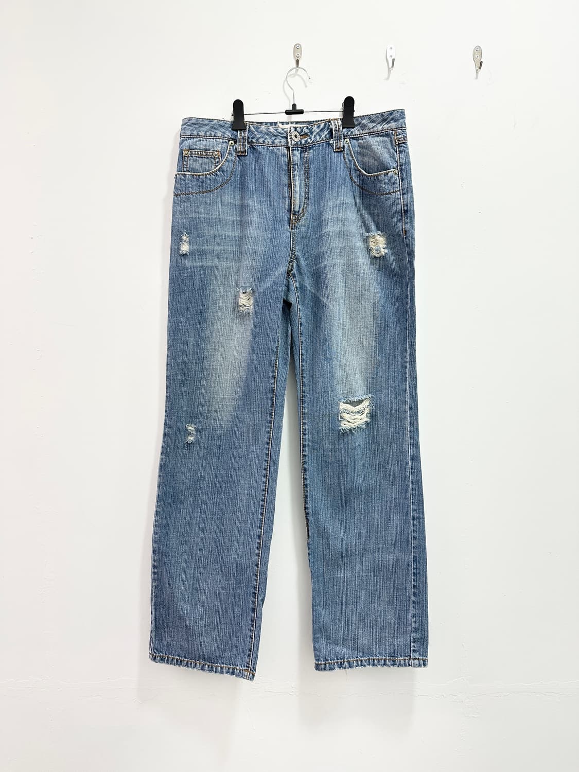 Lts destroyed denim sagging jeans 상품이미지5